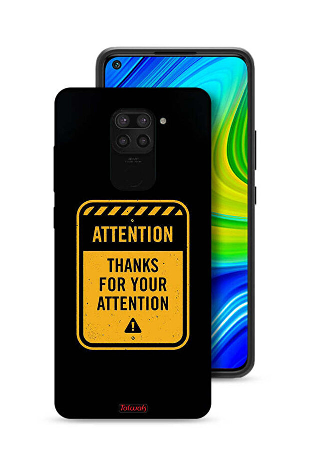 غطاء حماية لهاتف Xiaomi Redmi Note 9 شكرًا على الاهتمام