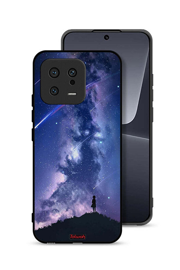 غطاء حماية لهاتف Xiaomi 13 بنقشة نجوم متحركة