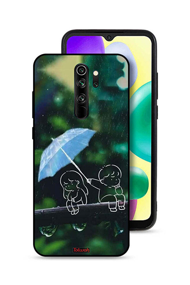 Xiaomi Redmi Note 8 Pro Protective Case Cover Couple Abstract Art
