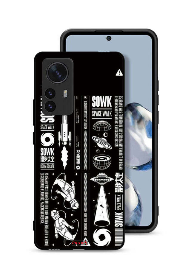 غطاء حماية Xiaomi 12S Pro بملصق Sowk Space Walk