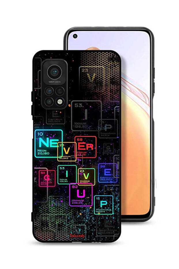 غطاء حماية لهاتف Xiaomi Mi 10T 5G - فن Never Give Up
