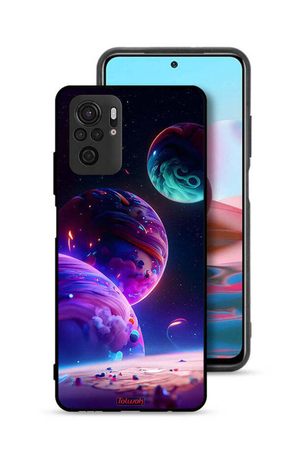 غطاء حماية لهاتف Xiaomi Poco M5s بنمط كوكبي - 1