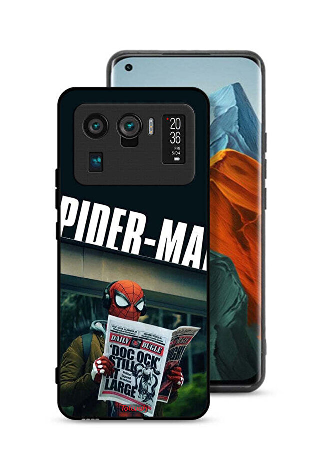 Xiaomi Mi 11 Ultra Protective Case Cover Spiderman Reading Newspaper