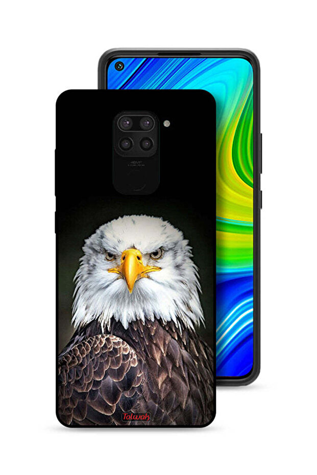 غطاء حماية لهاتف شاومي ريدمي نوت 9 بتصميم النسر - 1