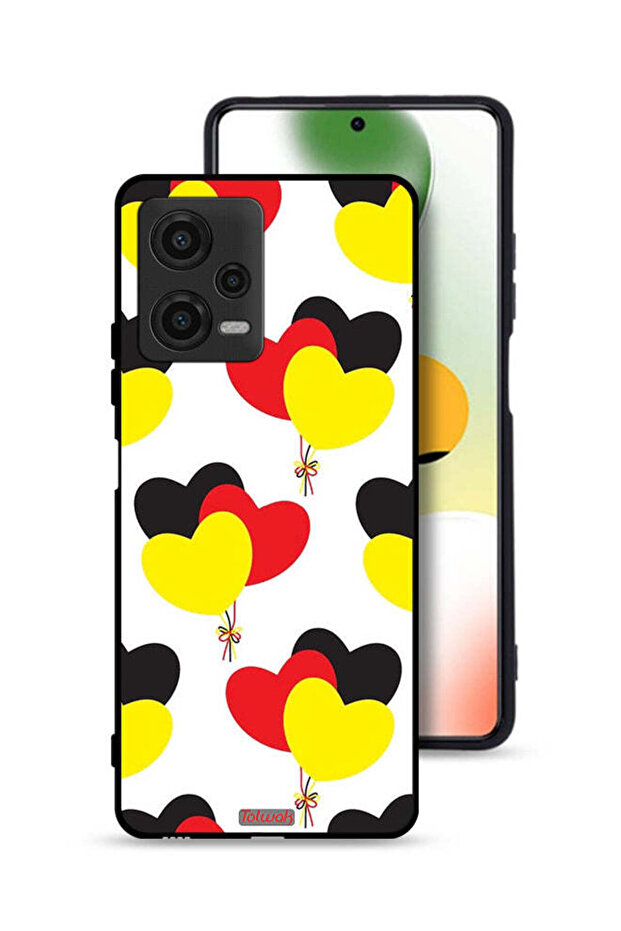 غطاء حماية Xiaomi Poco X5 بتصميم مجموعة ثلاثة قلوب
