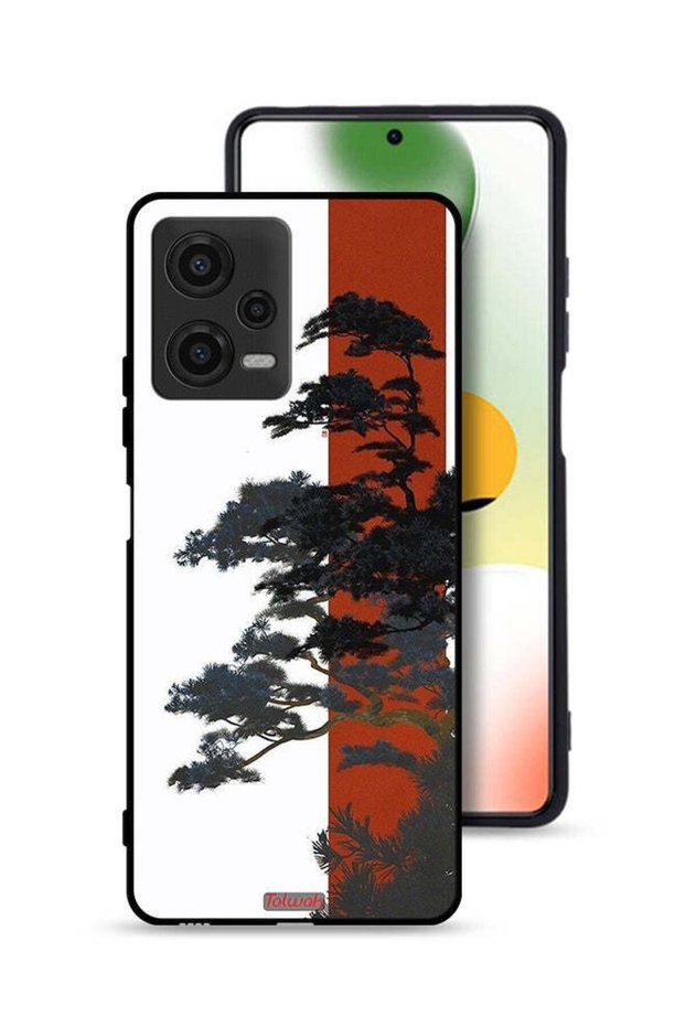 غطاء حماية لهاتف Xiaomi Poco X5 بتصميم شجرة