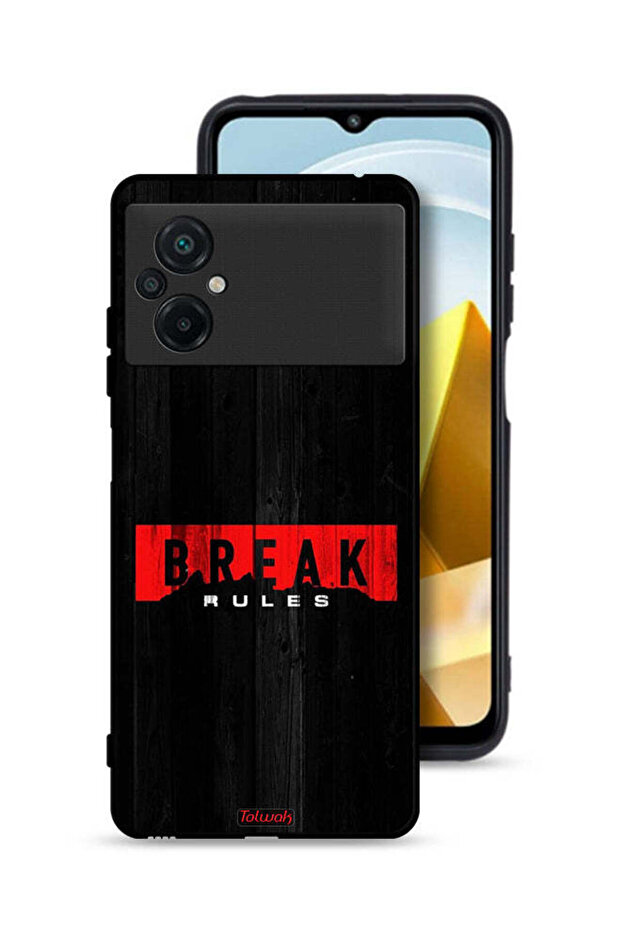 Xiaomi Poco M5 4G Protective Case Cover Break Rules