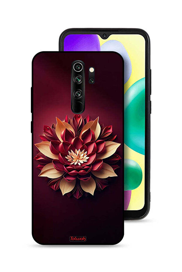 Xiaomi Redmi Note 8 Pro Protective Case Cover Flower Abstract Design