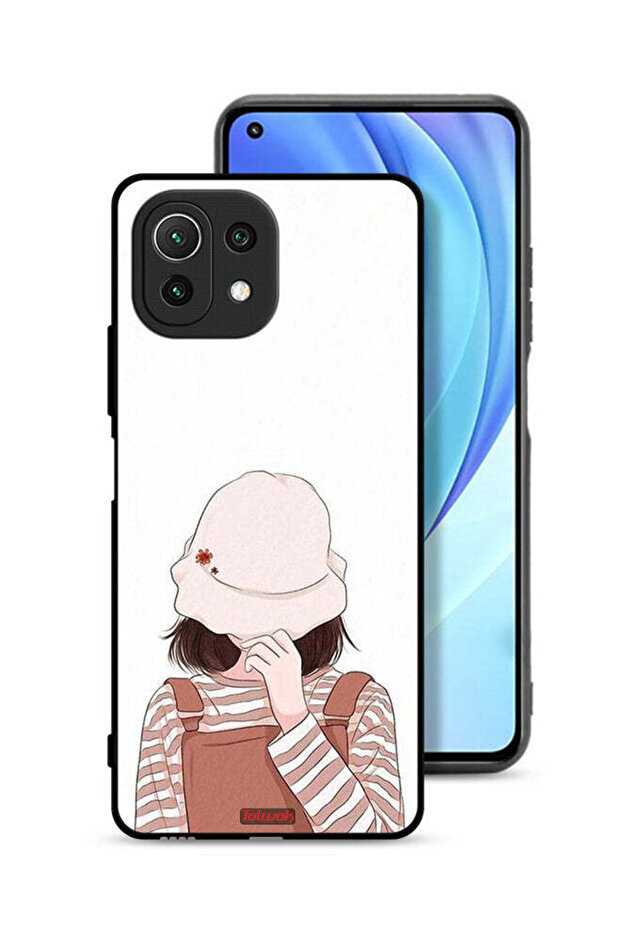 Xiaomi Mi 11 Lite Protective Case Cover Hide Face By Hat