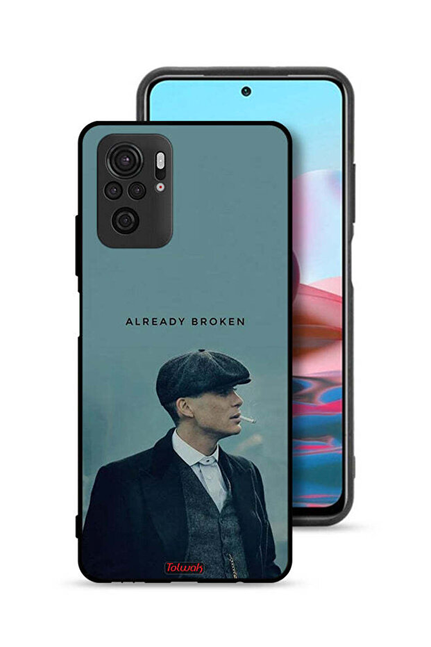 غطاء حماية لهاتف Xiaomi Poco M5s مكسور بالفعل