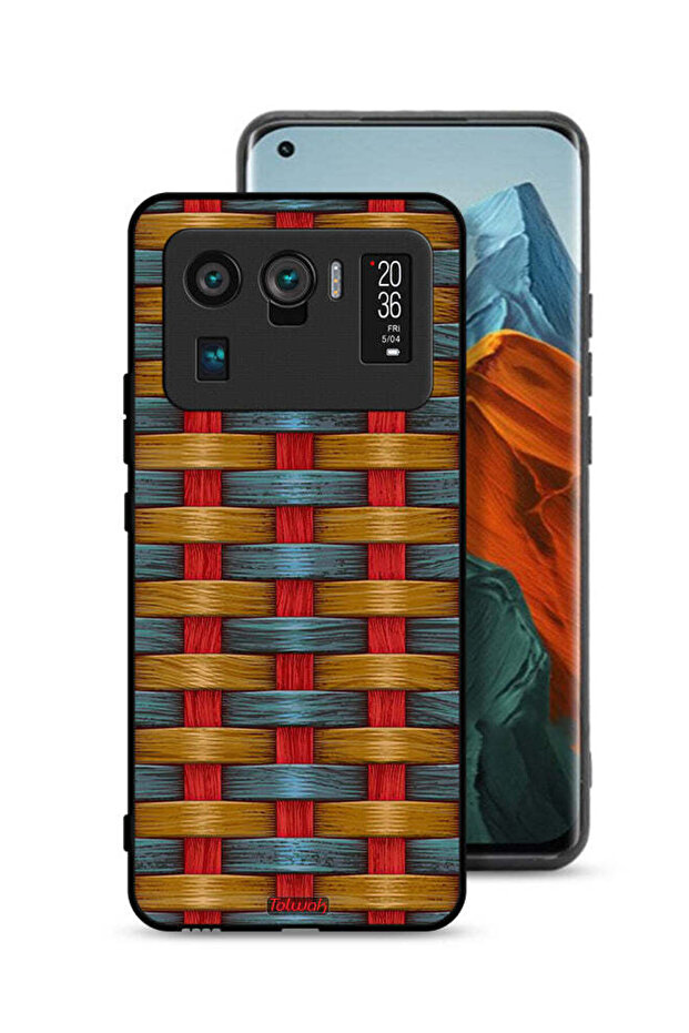 Xiaomi Mi 11 Ultra Protective Case Cover Strips Art Pattern