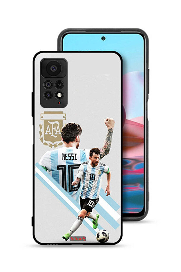 غطاء حماية لهاتف شاومي ريدمي نوت 11 برو 5G برسومات ليو ميسي