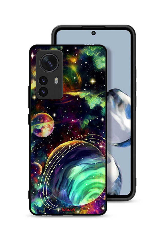 غطاء حماية لهاتف Xiaomi 12 بتصميم الكواكب