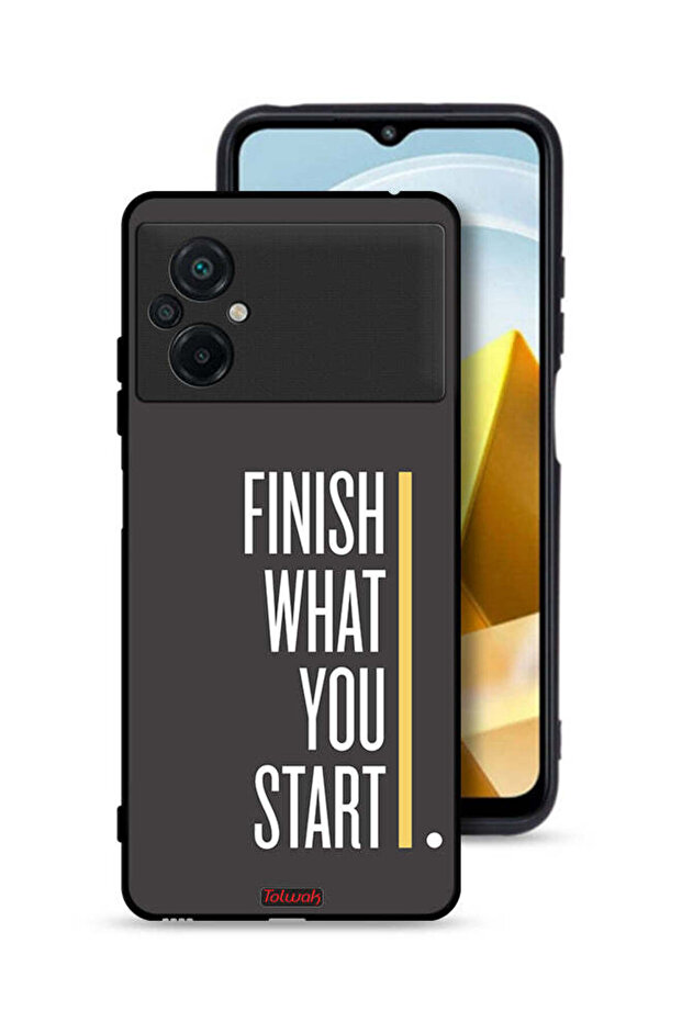 Xiaomi Poco M5 4G Protective Case Cover Finish What You Start
