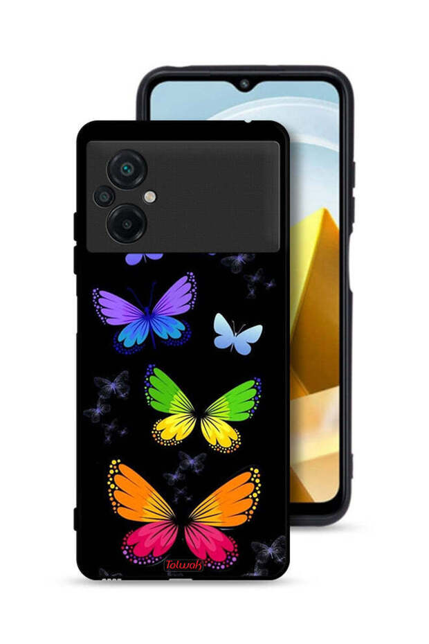 Xiaomi Poco M5 4G Protective Case Cover Colorful Butterflies