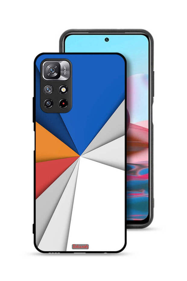 غطاء حماية لهاتف Xiaomi Redmi Note 11 4G مصنوع من مادة مطابقة للفن التجريدي