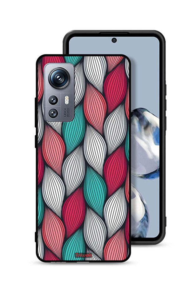 غطاء حماية بنقشة ريش لهاتف Xiaomi 12S - 1