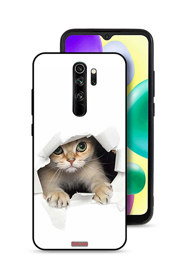 Xiaomi Redmi Note 8 Pro Protective Case Cover Cat Appearing