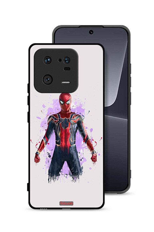 غطاء حماية لهاتف Xiaomi 13 Pro بتصميم العنكبوت الحديدي