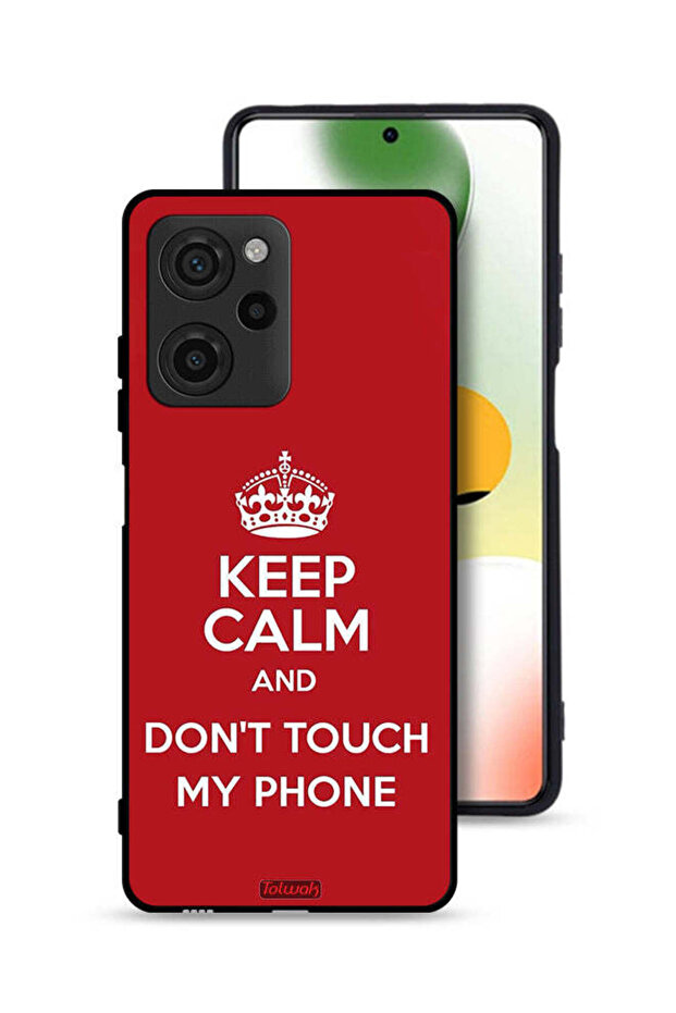 جراب حماية لهاتف Xiaomi Poco X5 Pro، حافظ على هدوئك ولا تلمس هاتفي