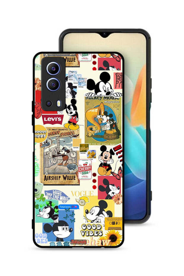 Vivo iQOO Z3 5G Protective Case Cover Chose Happy And Stickers