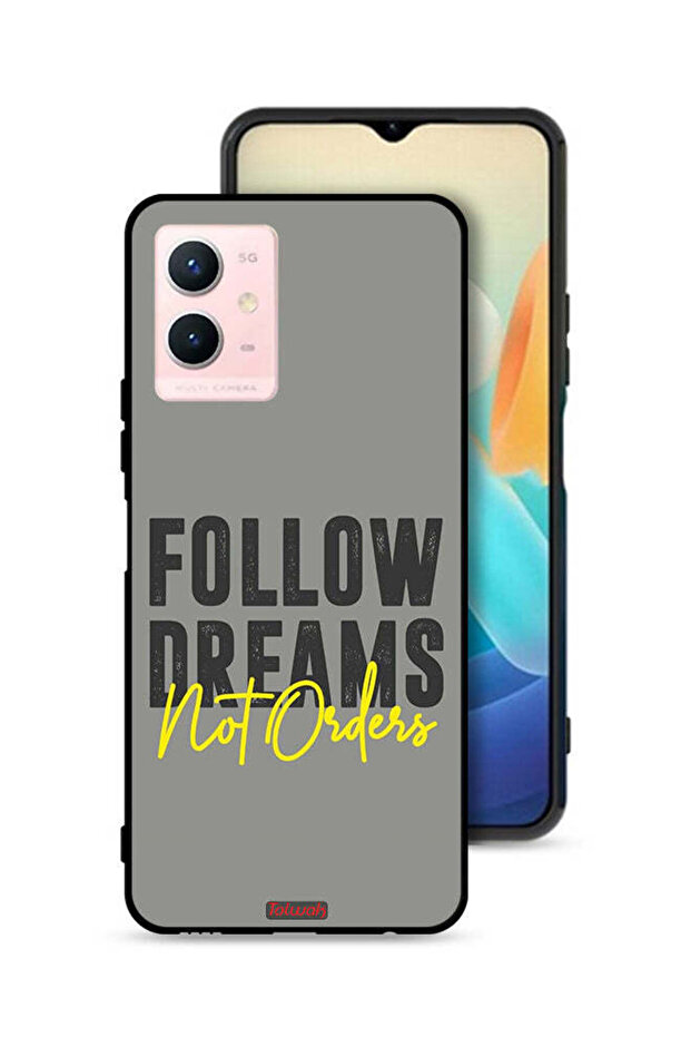 Vivo Y33s 5G Protective Case Cover Follow Dreams Not Orders