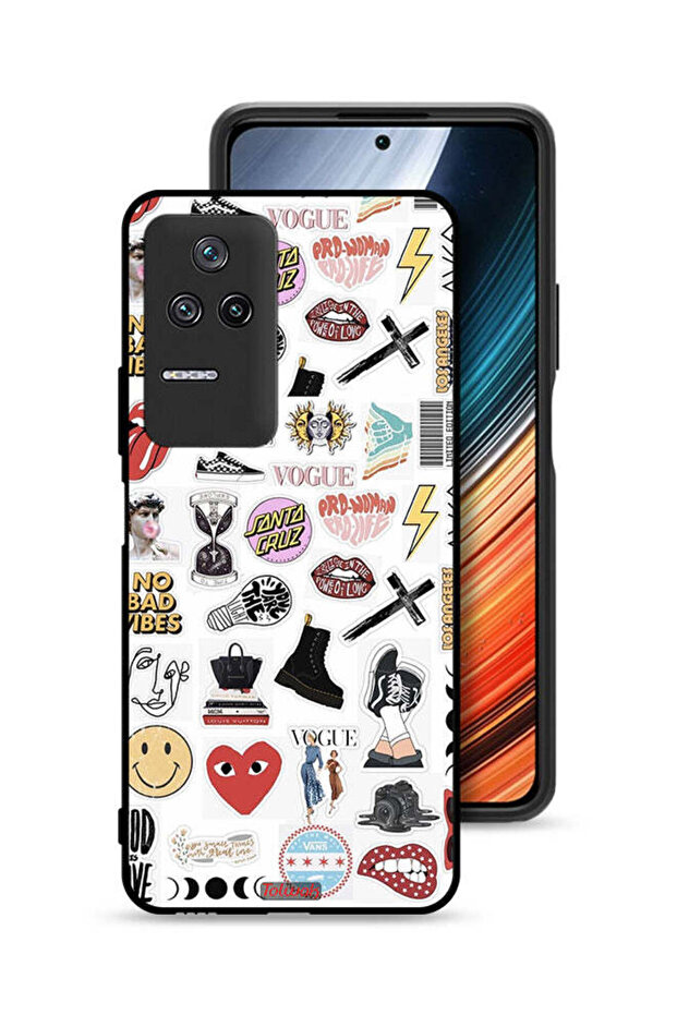 Xiaomi Redmi K50 Pro Protective Case Cover No Bad Vibes Stickers