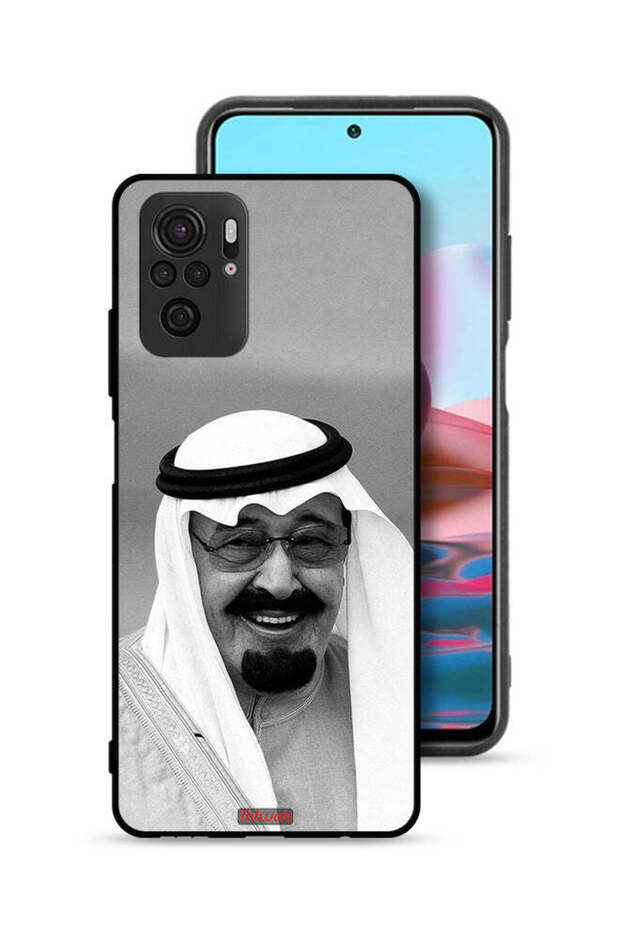 غطاء حماية لهاتف شاومي بوكو M5s صورة الملك عبد الله مبتسمًا