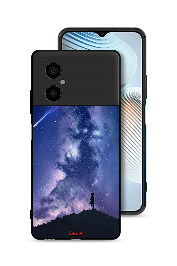 غطاء حماية لهاتف Xiaomi Poco M4 5G - نجوم متحركة