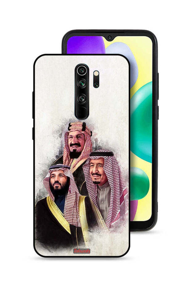 غطاء حماية لهاتف شاومي ريدمي نوت 8 برو محمد وسلمان وعبد العزيز
