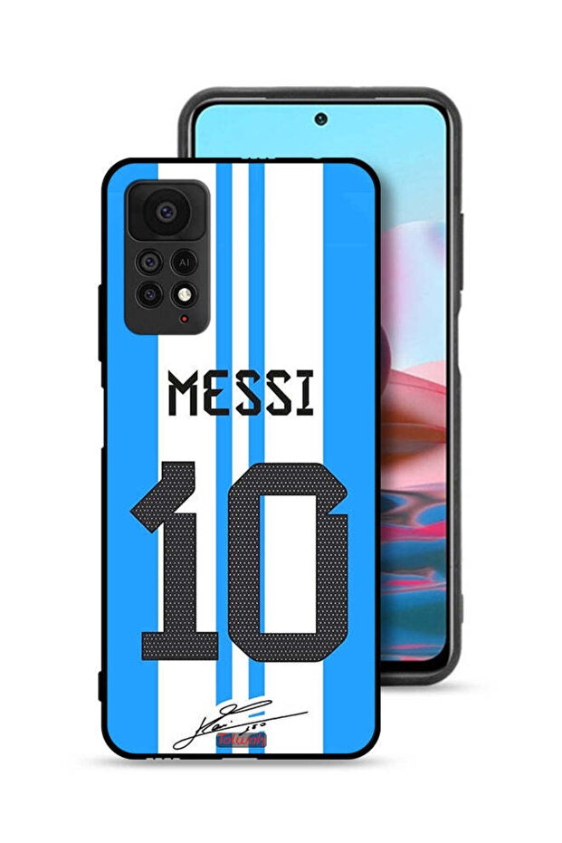 غطاء حماية لهاتف شاومي ريدمي نوت 11 برو 5G ميسي 10