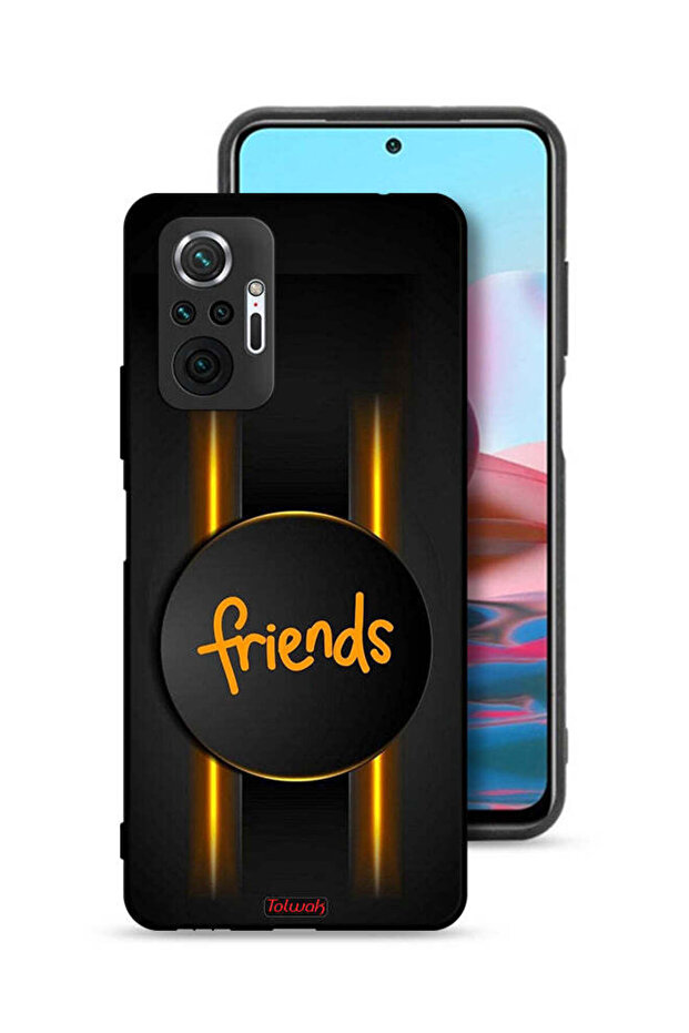 غطاء حماية لهاتف شاومي ريدمي نوت 10 برو 4G - أصدقاء