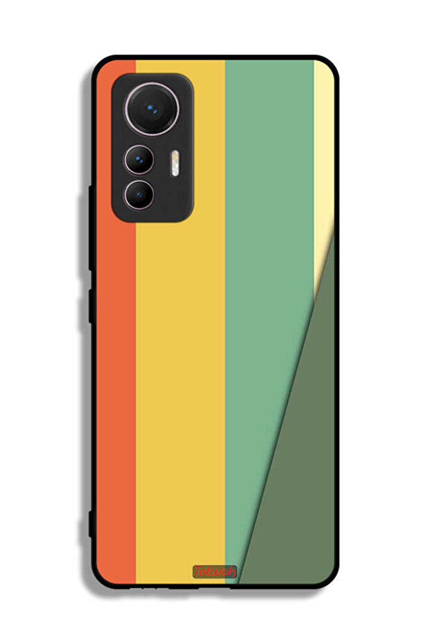 غطاء حماية لهاتف شاومي 12 لايت بنمط بسيط - 2