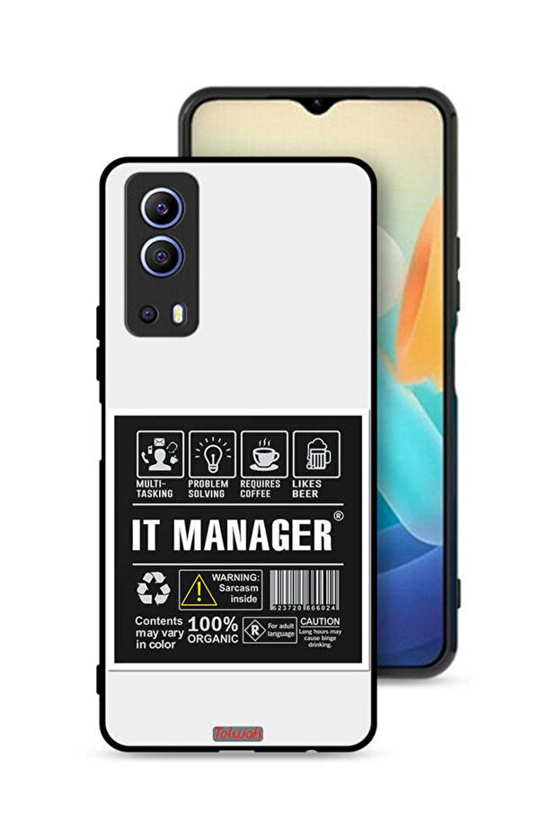 Vivo Y72 5G Protective Case Cover It Manager Sticker