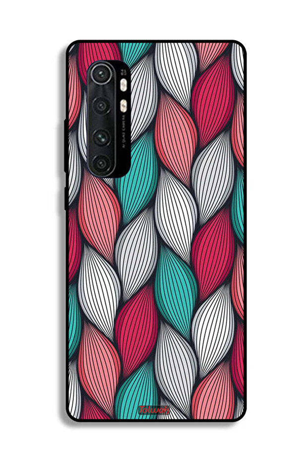 غطاء حماية لهاتف شاومي مي نوت 10 لايت بنقشة ريشة - 2