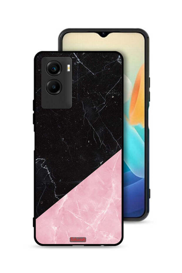 غطاء حماية لهاتف Vivo Y55s 5G (2021) بنمط رخامي
