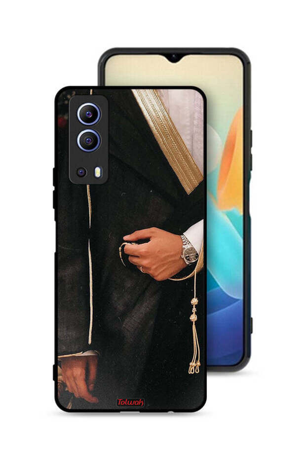 غطاء حماية لهاتف Vivo Y72 5G بتصميم عربي