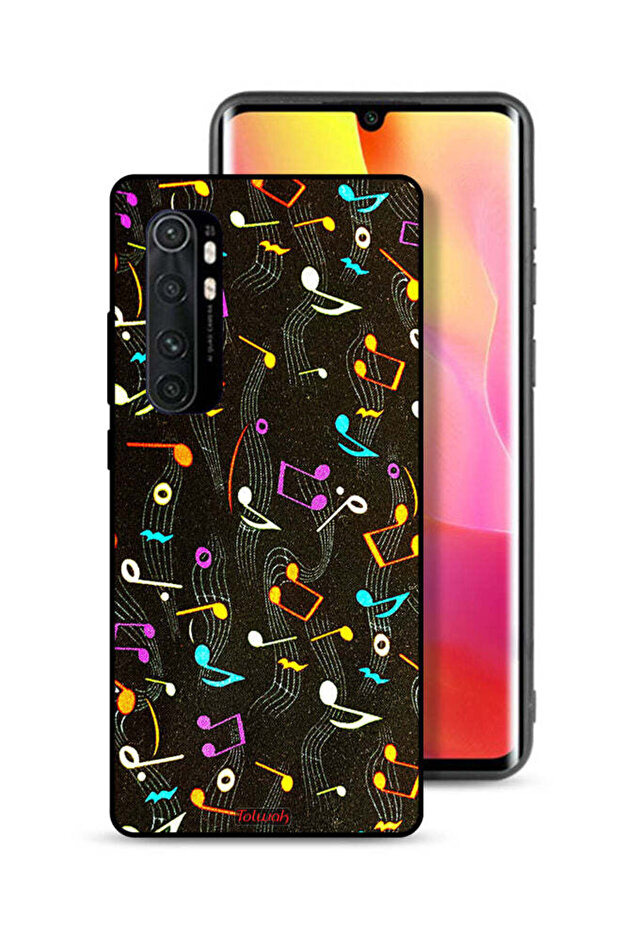 Xiaomi Mi Note 10 Lite Protective Case Cover Music Fabric Pattern