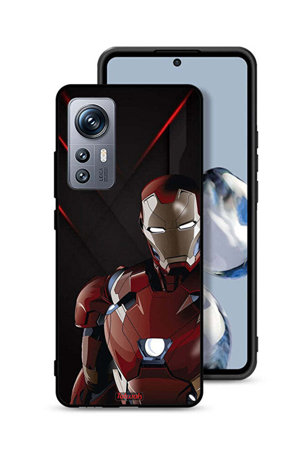 غطاء حماية لهاتف Xiaomi 12S بتصميم الرجل الحديدي