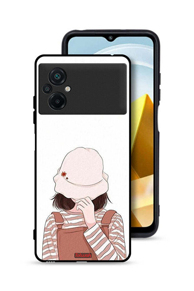 Xiaomi Poco M5 4G Protective Case Cover Hide Face By Hat
