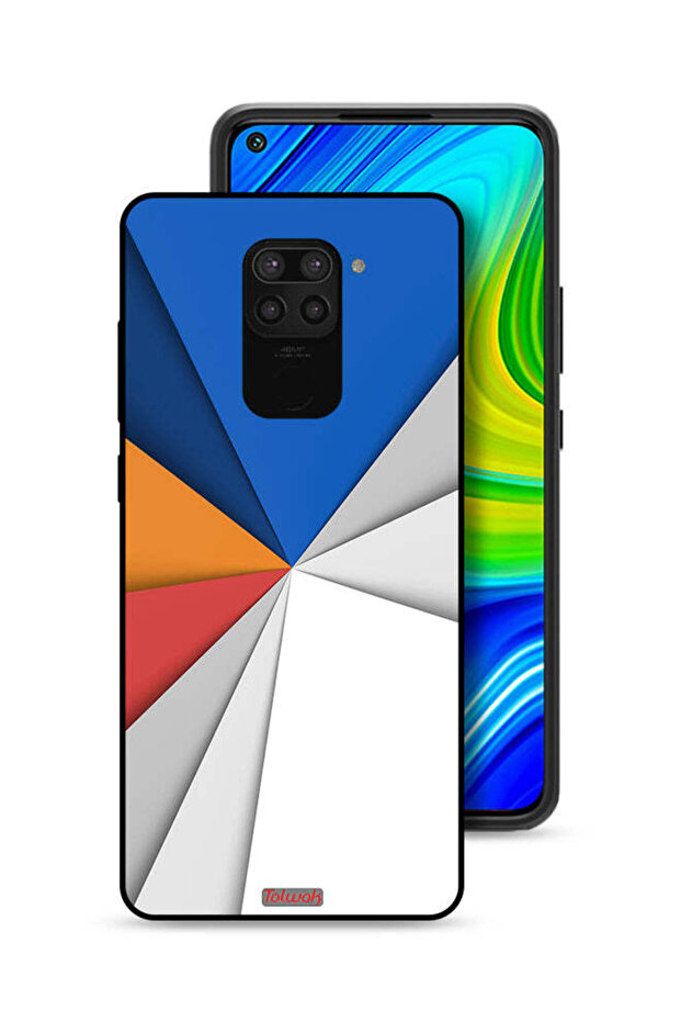غطاء حماية لهاتف Xiaomi Redmi Note 9 مصنوع من مادة الفن التجريدي