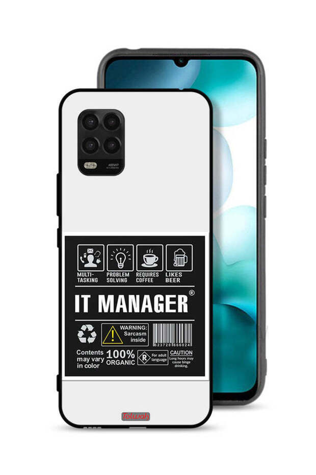 غطاء حماية لهاتف Xiaomi Mi 10 Lite 5G، ملصق مدير تكنولوجيا المعلومات