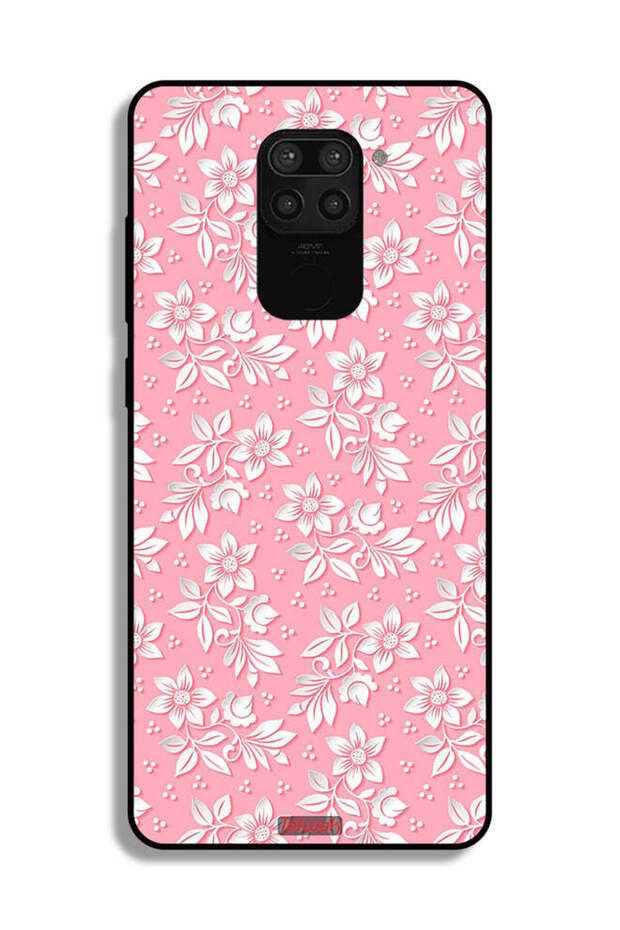 غطاء حماية لهاتف شاومي ريدمي نوت 9 بنمط خلفية زهور - 2
