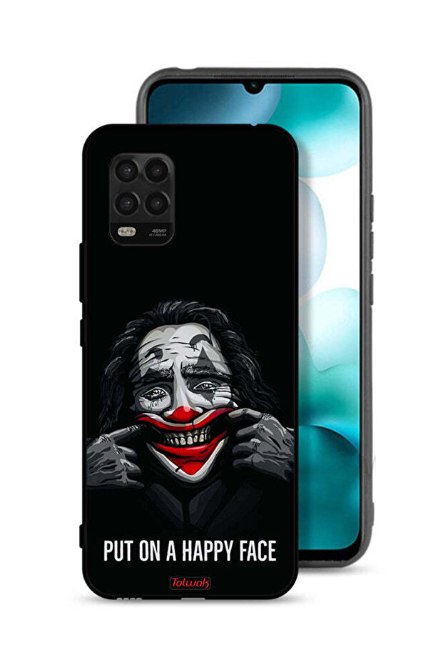 غطاء حماية لهاتف Xiaomi Mi 10 Lite 5G بوجه سعيد