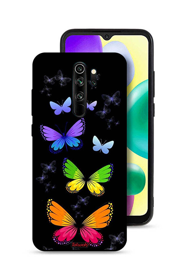 Xiaomi Redmi Note 8 Pro Protective Case Cover Colorful Butterflies