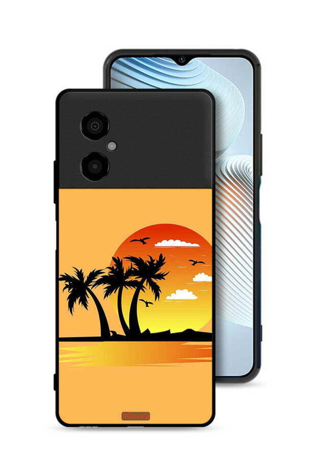 Xiaomi Poco M4 5G Protective Case Cover Drawing Abstract Design