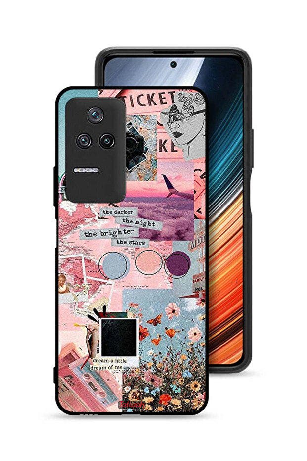 Xiaomi Redmi K40S Protective Case Cover The Darker The Night The Brighter The Stars