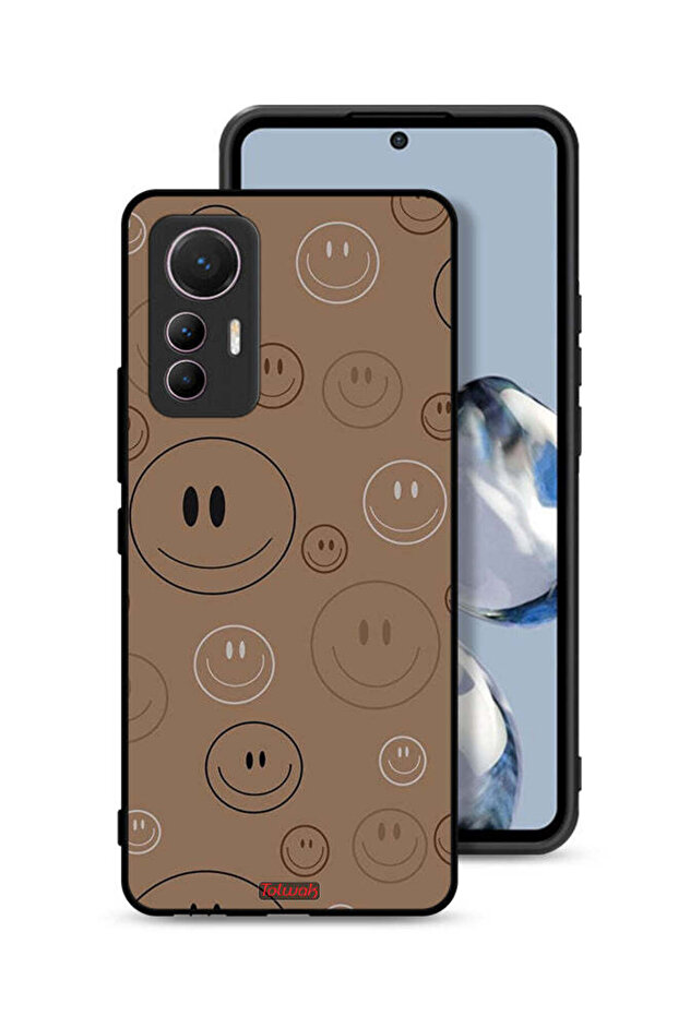 Xiaomi 12 Lite Protective Case Cover Smiley Faces Pattern - 1