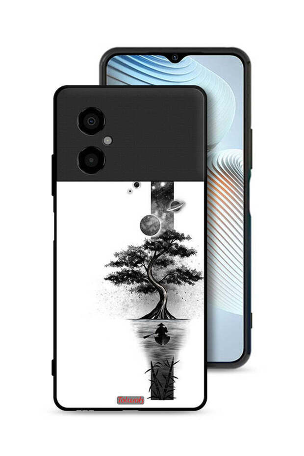 غطاء حماية Xiaomi Poco M4 5G بتصميم فن الأرض والفضاء