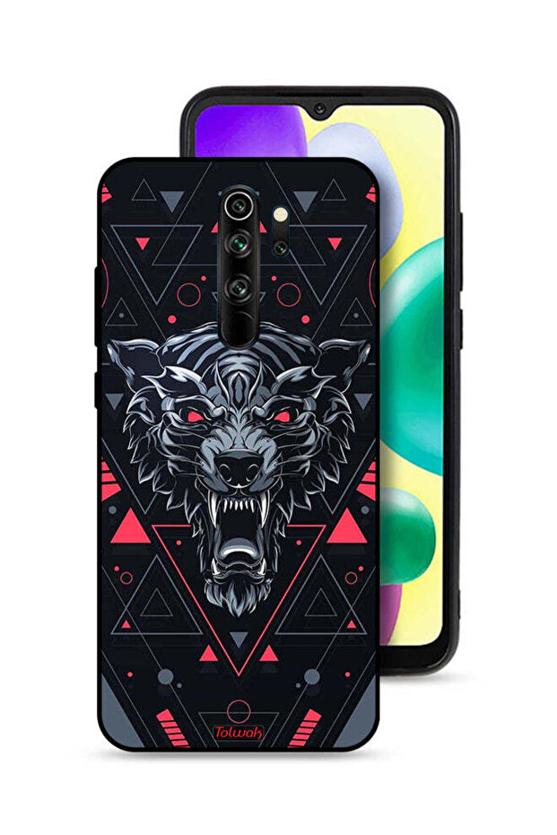 Xiaomi Redmi Note 8 Pro Protective Case Cover Scrolling Wolf